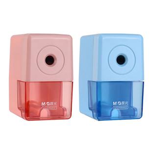 晨光儿童手动卷笔刀削笔器自动进铅手摇卷笔器五档卷笔刀素描削笔器多功能美术生铅笔刀不卡铅耐用刨笔机