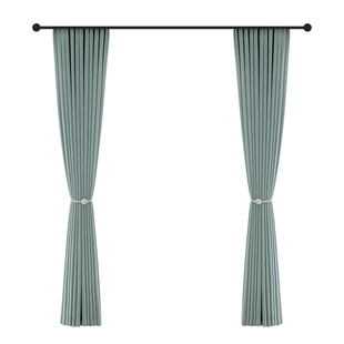 雪尼尔窗帘遮光2025新款客厅女孩儿童房飘窗高级感抗菌家用遮阳布