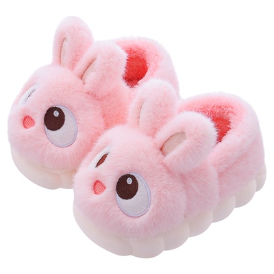 儿童棉拖鞋冬季毛毛绒鞋子