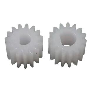 0.5模数主轴塑胶正齿轮 铜齿轮15齿2mm3/4mmD字孔D轴半圆孔