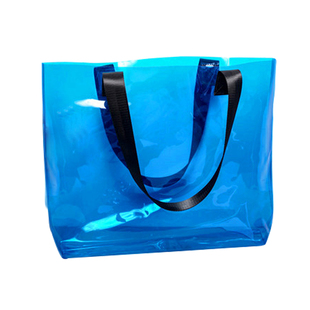 透明PVC镭射手提袋定制袋果冻包广告活动网红礼品袋展会定做LOGO