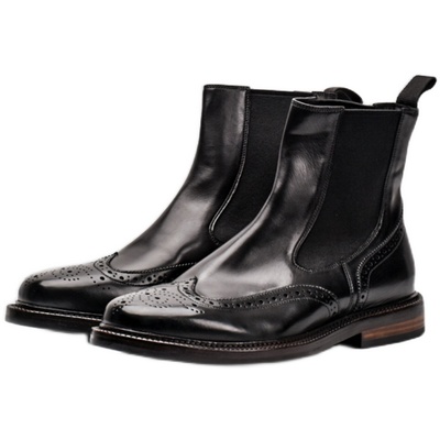 viplander冬季新款高帮皮鞋靴子