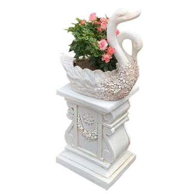 天鹅花盆摆件欧式庭院别墅门口