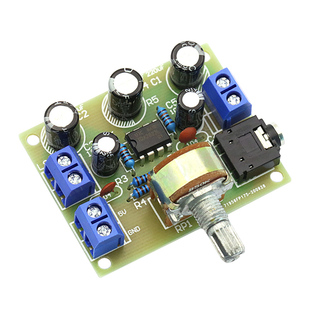 TDA2822双声道功放板套件 无噪音 2-12V 5W*2功放DIY制作套件模块