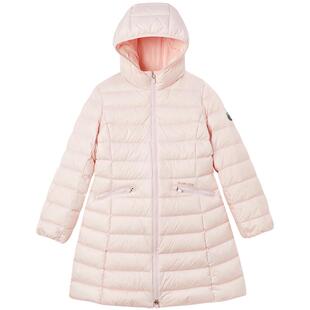 【90%鹅绒&三防】elandkids衣恋童装女童排骨羽绒服冬季连帽外套