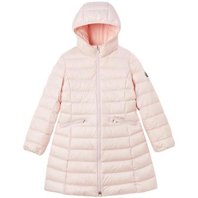 elandkids女童保暖羽绒服