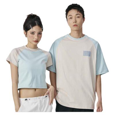 国潮牌短袖美式T恤男女生