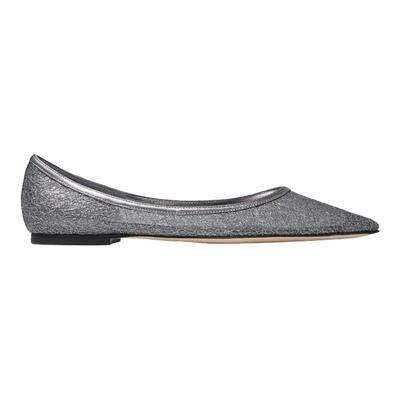 [2026秋季系列]JIMMY CHOO/LOVE FLAT女士棉花糖闪粉平底鞋