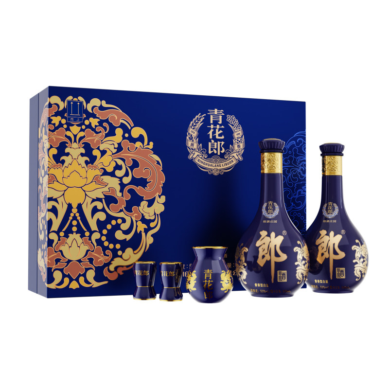 郎酒青花郎酱香型53度双瓶礼盒装