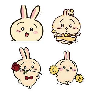 100张吉伊卡哇合集贴纸可爱小八乌萨奇防水手机壳笔记本电脑行李箱贴画