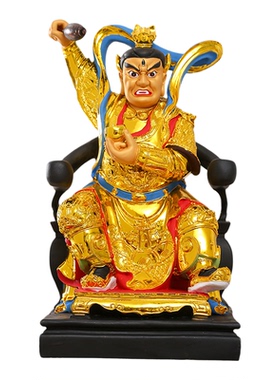 监斋菩萨树脂佛像供奉摆件