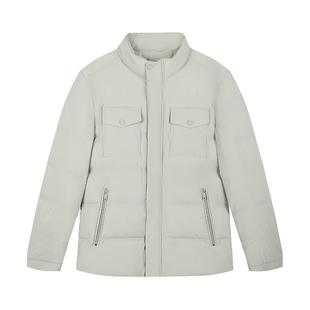 ZIOZIA男装商冬季鹅绒立领羽绒服夹克外套男ZXPC4275M