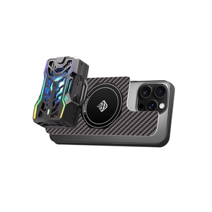 iPhone均热板碳纤维磁吸散热拿命散热TVVT1009适用于苹果17promax导热壳手机散热器铝均热板