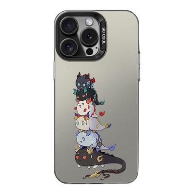 明日方舟龙泡泡VIVOIQOOZ11TURBO小众iPhone13苹果12创意15彩银硬17适用16PLUS高级感14ProMax手机壳VIVOY500