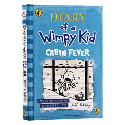英文原版 Diary of a Wimpy Kid #6 Cabin Fever 英文原版 小屁孩日记6 哭包日记 儿童英语图画故事书 漫画 儿童文学小说 插图读物