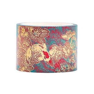 繁花锦鲤和纸胶带烫金贴纸中国风复古风贴口红手账订婚书装饰裱框