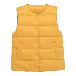 衣依纸样824男女宝宝新款秋冬轻薄羽绒马甲背心样板图纸样板