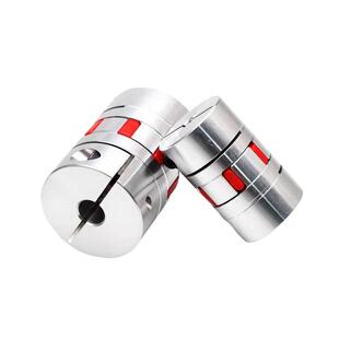 铝合金梅花联轴器 电机连轴器大全弹性伺服电机数控机床带键槽