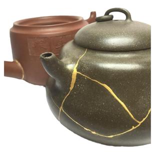 紫砂壶修复金缮修补锔瓷修复补陶器修壶盖补壶嘴壶把无痕泥补裂缝