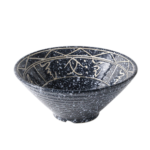 日式拉面碗 家用大号海碗大碗复古斗笠碗碟商用陶瓷碗汤碗粉面碗