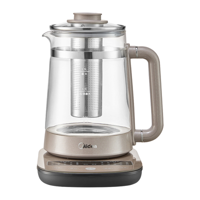 美的养生壶316L不锈钢电水壶1.7L全自动煮茶器花茶壶办公室GE1711