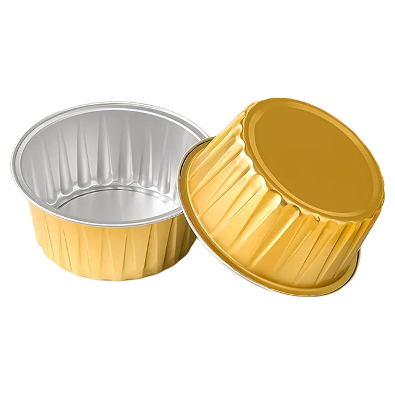 空气炸锅锡纸碗食品级蛋糕模具烤箱家用耐高温蛋挞锡纸杯盘锡箔纸