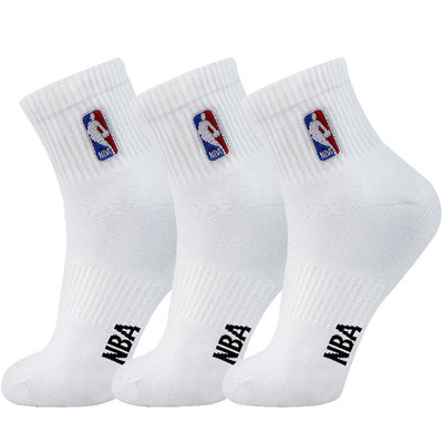 NBA儿童袜子中筒棉袜篮球袜高帮