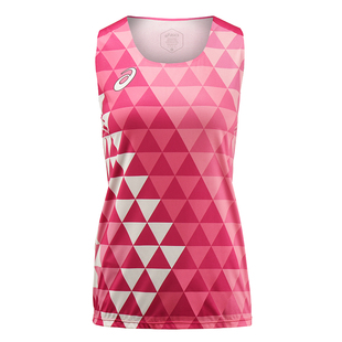 赞助运动员同款!田径精英Asics女子专业训练马拉松背心速干比赛服