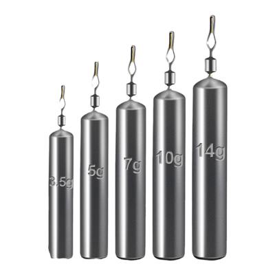 渔班竹倒钓铅坠圆形柱形防挂底