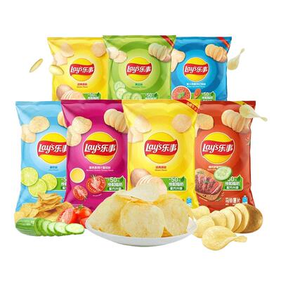乐事薯片黄瓜味原切薯片