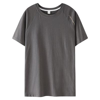 全棉睡衣男T恤短袖上衣单件