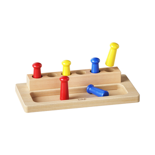 boby蒙氏教具圆柱体感官精细动作儿童专注力训练0-1早教益智玩具