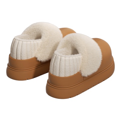 厚底防水棉拖鞋女2025新款冬季