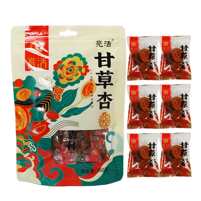 亮活甘草杏450克酸甜带核杏干
