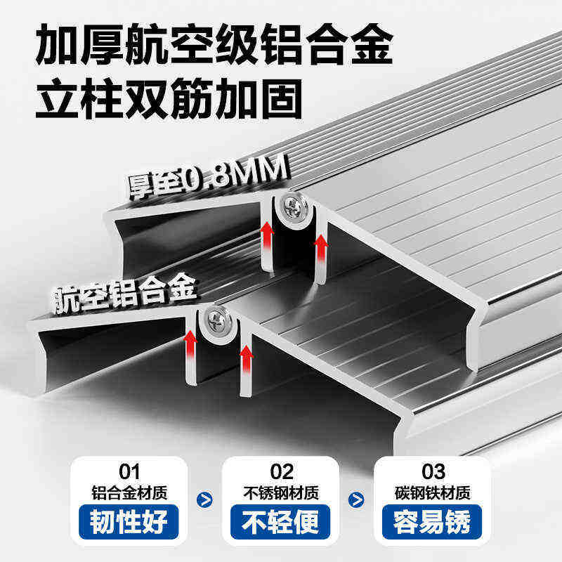 格美居梯子加固加厚铝合金双侧工程梯人字梯多功能加宽扶梯阁楼梯