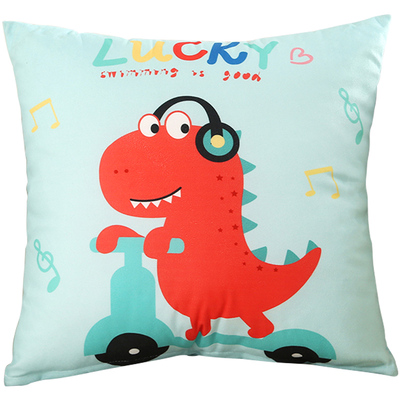 儿童恐龙科通沙发抱枕