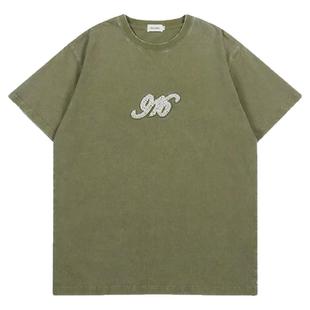 白敬亭同款 GOODBAI 24春夏 珍珠绣花短袖T恤 设计师品牌