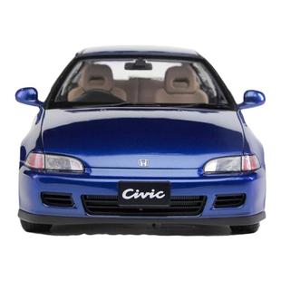 LCD 1:18 Honda Civic思域 JDM 本田EG6 SiR 合金全开汽车模型