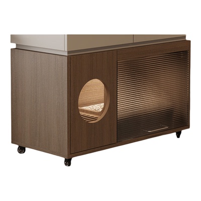 猫砂柜边几可移动喵星现代双层