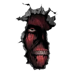 日系动漫进击的巨人墙贴卧室宿舍房间艾伦耶格尔卡通海报装饰贴纸