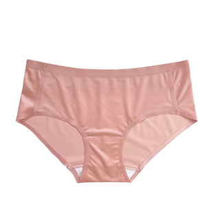 瑶瑶闺蜜桑蚕丝~丝滑高档品质无痕纯色冰丝低腰内裤女性感三角裤
