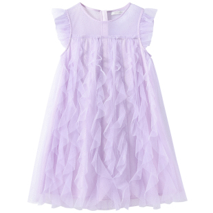 【仙女系列】英氏女童连衣裙夏季儿童公主裙网纱蓬蓬礼服裙子