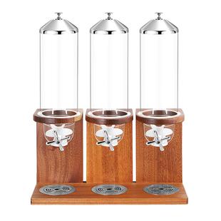 自助餐厅实木麦片机谷物分配器麦片机酒店早餐自助五谷杂粮分配机