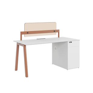 捷奥单人工作位电脑桌办公室桌椅组合2双人位单排工位3屏风办公桌