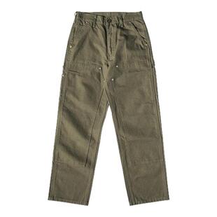 美式复古Double Knees加厚双膝重磅帆布工装裤VIBE伐木裤休闲长裤