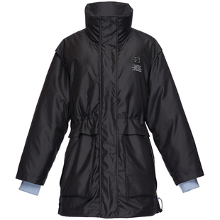 OBEG欧碧倩彩色面包羽绒服户外休闲中长冬白鸭绒外套10444138