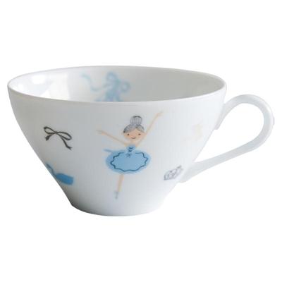 进口花茶杯芭蕾舞女孩
