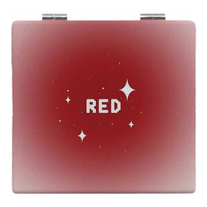 渐变复古小镜子便携式随身折叠镜ins风学生手持化妆镜双面镜子女