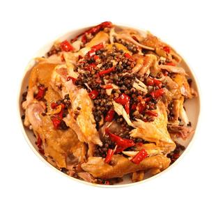 正宗椒麻鸡手撕麻椒鸡整只河南特产烧鸡熟食真空即食麻辣鸡1000g