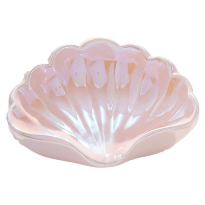 Mintrain电镀贝壳陶瓷肥皂盒沥水